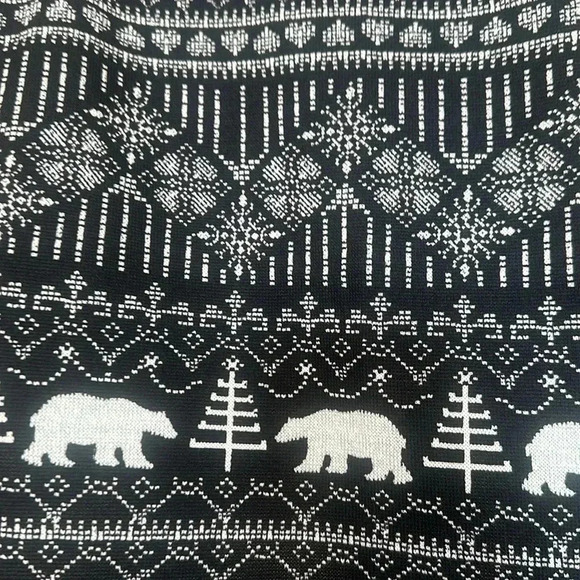 LOFT Polar Bear Henley Pajama Set Size Small Polar Bears - Picture 5 of 6